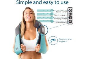 Elektrisch Shiatsu Massagekussen met Warmte - 39% Korting