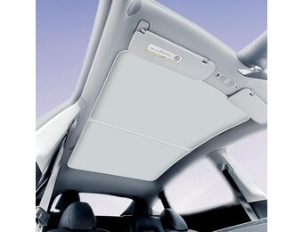 Zonnescherm Tesla Model Y 2021-2024 Wit | UV-Bescherming | 2-Delig