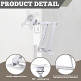 Universele TV & Monitor Muurbeugel (10-32") - Draaibaar & Verstelbaar - Wit - 33% Korting