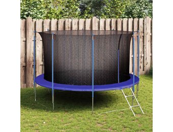 Veiligheidsnet Trampoline 3,66m Rond Zwart - 34% Korting