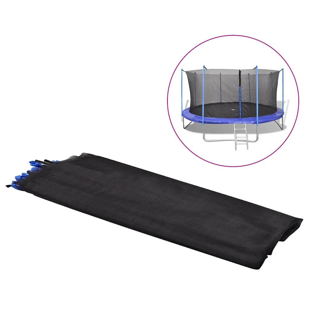 Veiligheidsnet Trampoline 3,66m Rond Zwart - 34% Korting