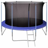 Veiligheidsnet Trampoline 3,66m Rond Zwart - 34% Korting
