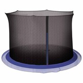 Veiligheidsnet Trampoline 3,66m Rond Zwart - 34% Korting