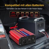 Zuivere Sinus Omvormer 1000W 12V/220V LCD 2 EU Stopcontacten - 34% Korting!
