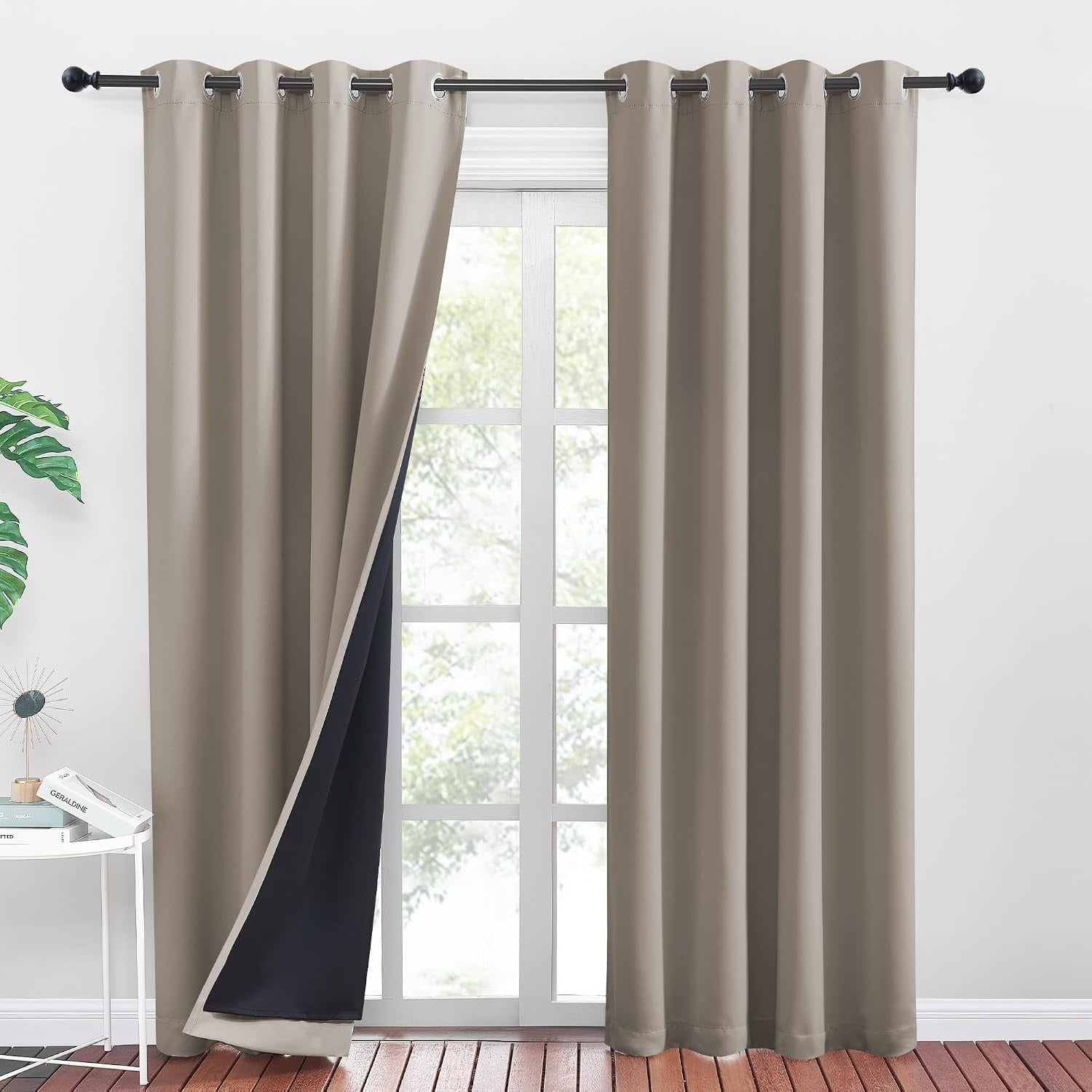 100% Verduisterende Gordijnen (2 stuks, 260x140cm) - Thermisch & Geluiddicht - 34% Korting!