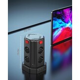 8-voudige stekkerdoos met 4 USB & overspanningsbeveiliging - 33% korting