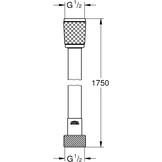 Doucheslang 1750 mm Chroom (32% Korting)