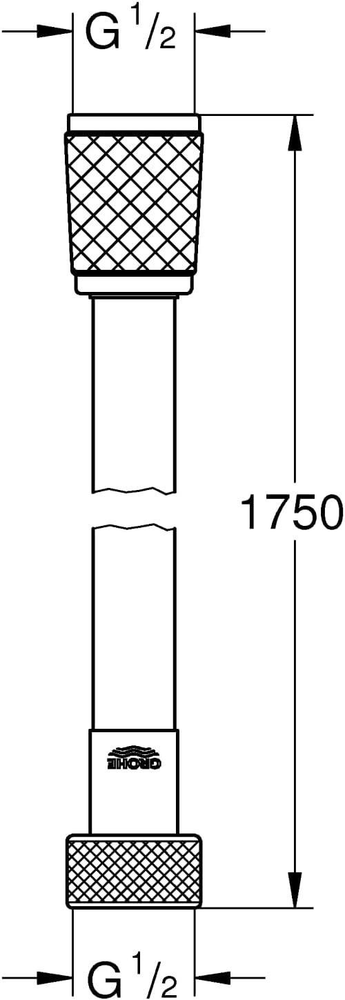 Doucheslang 1750 mm Chroom (32% Korting)
