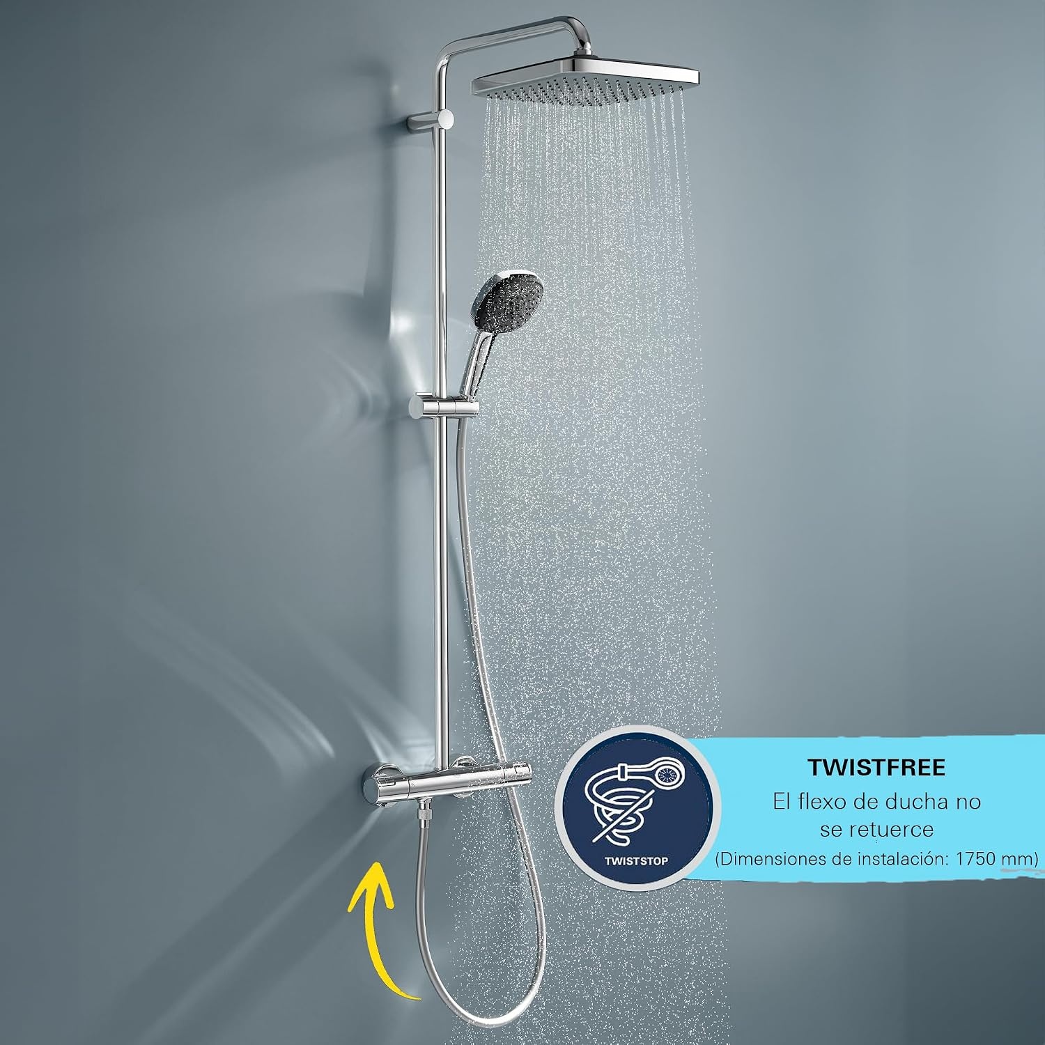 Doucheslang 1750 mm Chroom (32% Korting)
