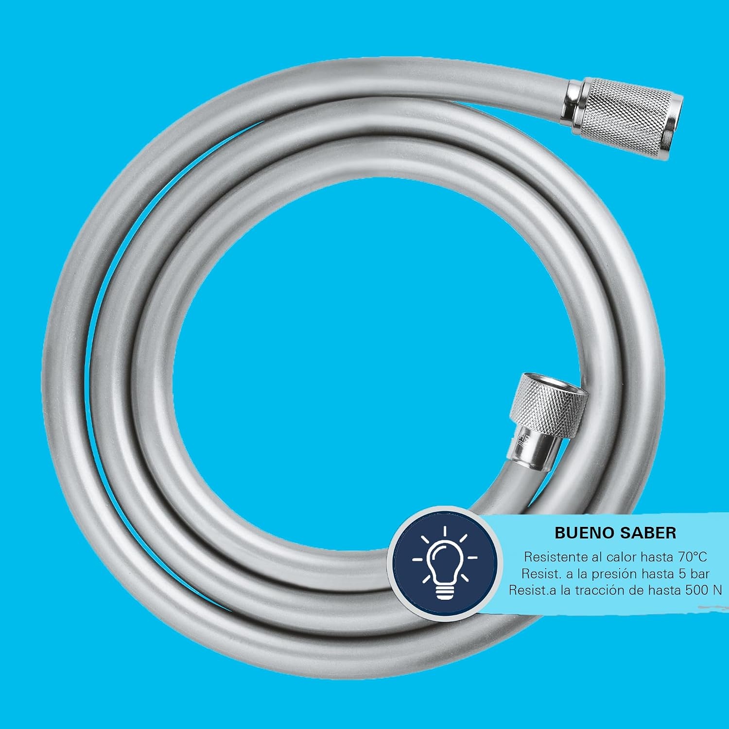 Doucheslang 1750 mm Chroom (32% Korting)