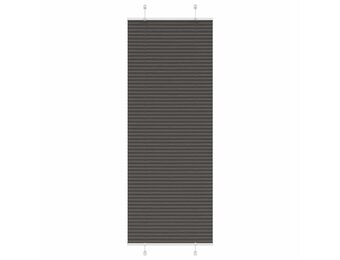 vidaXL Plissé Gordijn 80x200 cm Polyester Zwart - 32% Korting