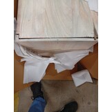 Dressoir Massief Mangohout & Riet 60x35x70 cm - 59% Korting