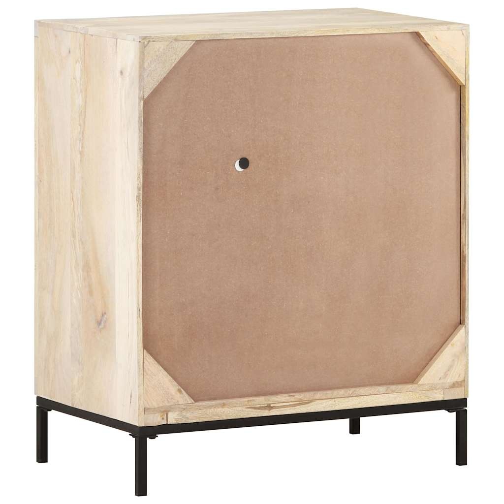 Dressoir Massief Mangohout & Riet 60x35x70 cm - 59% Korting