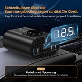 Auto Omvormer 12V naar 220V 300W Zwart met 3x USB & PD 30W - 33% Korting!