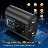Auto Omvormer 12V naar 220V 300W Zwart met 3x USB & PD 30W - 33% Korting!