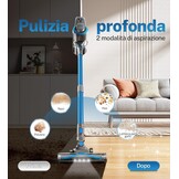 Draadloze Steelstofzuiger 28000 Pa, 175W, 55min, Tapijt & Harde Vloeren, Dierenharen - 34% Korting