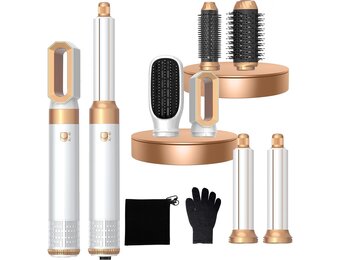Haarstyler 6-in-1 Wit 1000W | Heteluchtborstel & Föhn 34% Korting