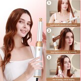 Haarstyler 6-in-1 Wit 1000W | Heteluchtborstel & Föhn 34% Korting