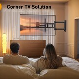TV-wandbeugel 42-84" 94cm Arm, Draaibaar 90°, Tot 68kg (34% Korting)