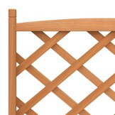 Plantenbak met latwerk massief vurenhout bruin - 54% korting