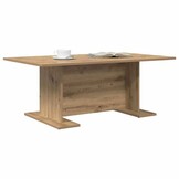 vidaXL Salontafel Artisanaal Eikenhout 103,5x60x40cm - 33% Korting