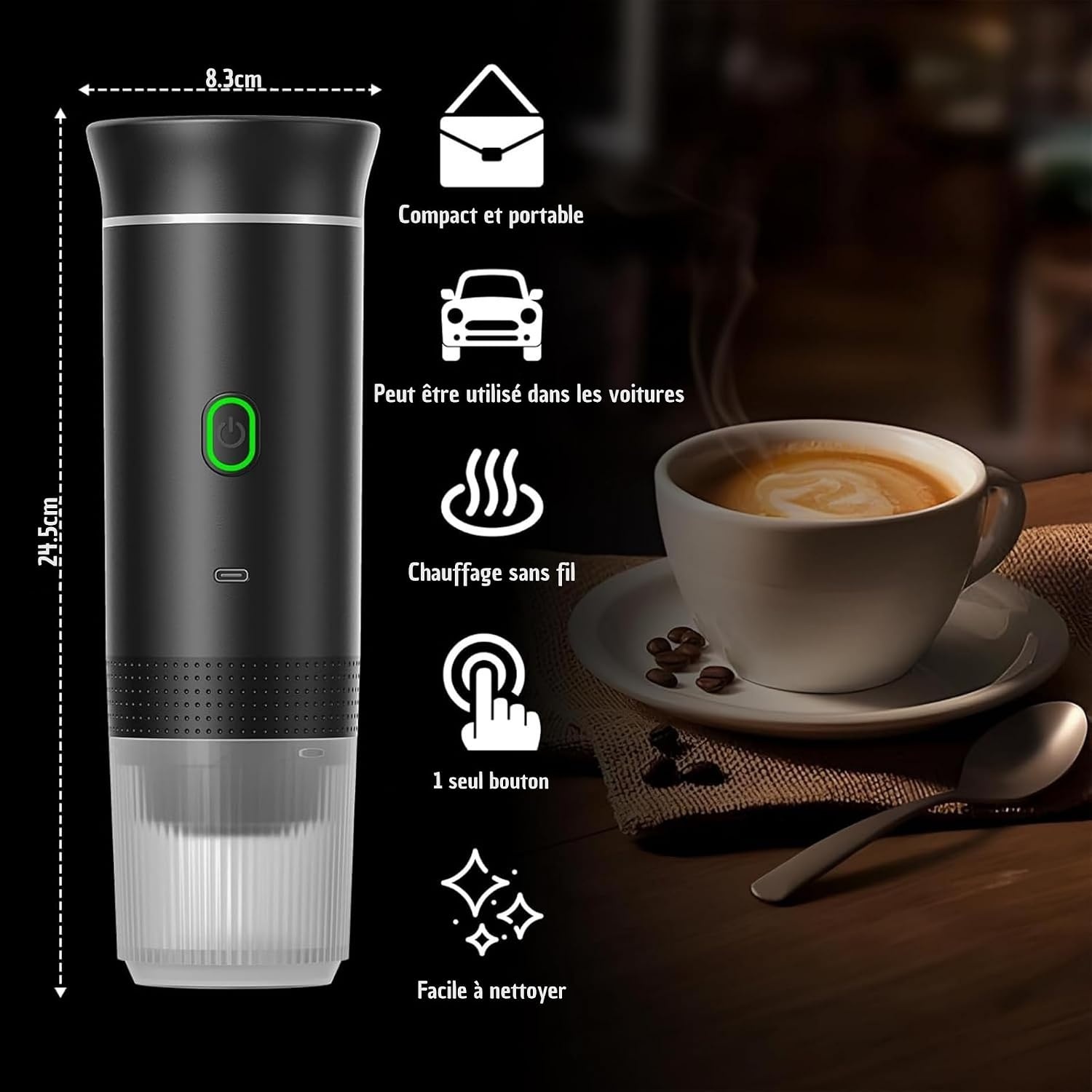 Draagbaar 3-in-1 Koffiezetapparaat (34% Korting!)