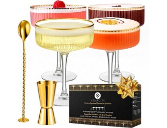 Espresso Martini Glazen Set van 4 (34% korting)