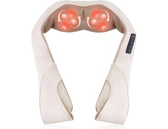 Shiatsu Nekmassageapparaat met Warmte & 3 Intensiteiten - 33% Korting!