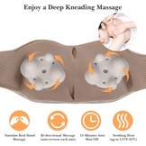 Shiatsu Nekmassageapparaat met Warmte & 3 Intensiteiten - 33% Korting!