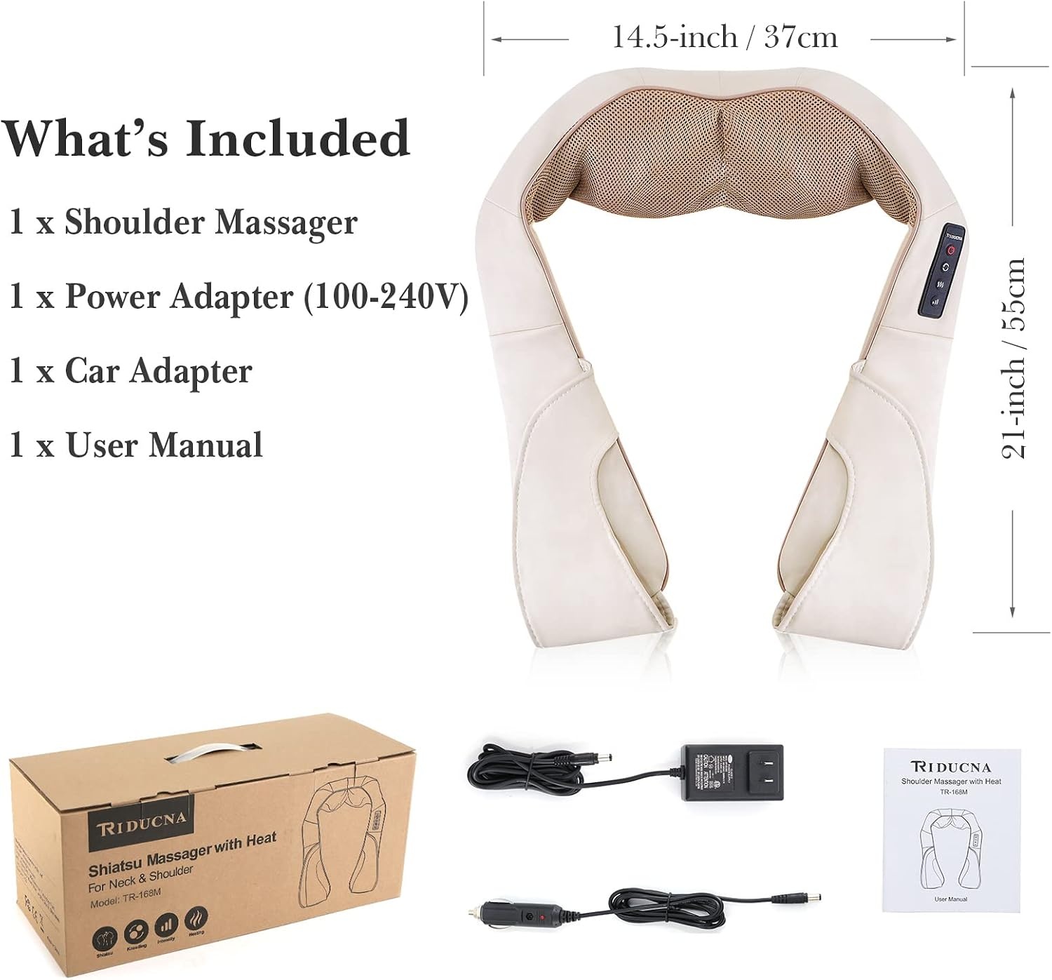 Shiatsu Nekmassageapparaat met Warmte & 3 Intensiteiten - 33% Korting!