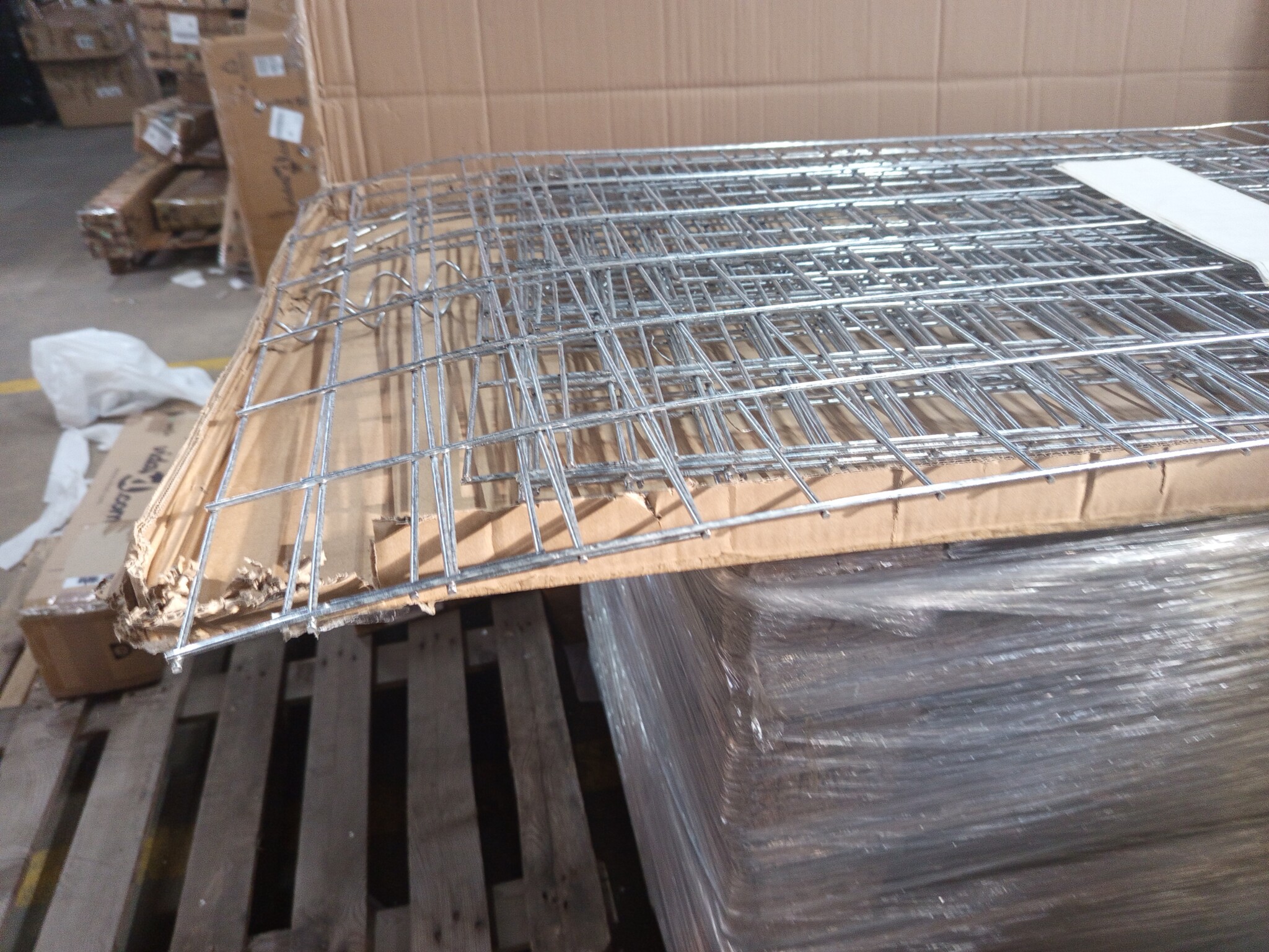 Grasmaaieroverkapping met plantenbak Staaldraad 110x80x60cm - 54% Korting