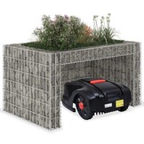 Grasmaaieroverkapping met plantenbak Staaldraad 110x80x60cm - 54% Korting