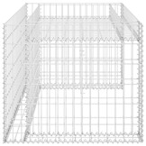 Grasmaaieroverkapping met plantenbak Staaldraad 110x80x60cm - 54% Korting