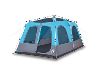 VidaXL Koepeltent Blauw 8-Persoons - Snel Opzetbaar met 35% Korting