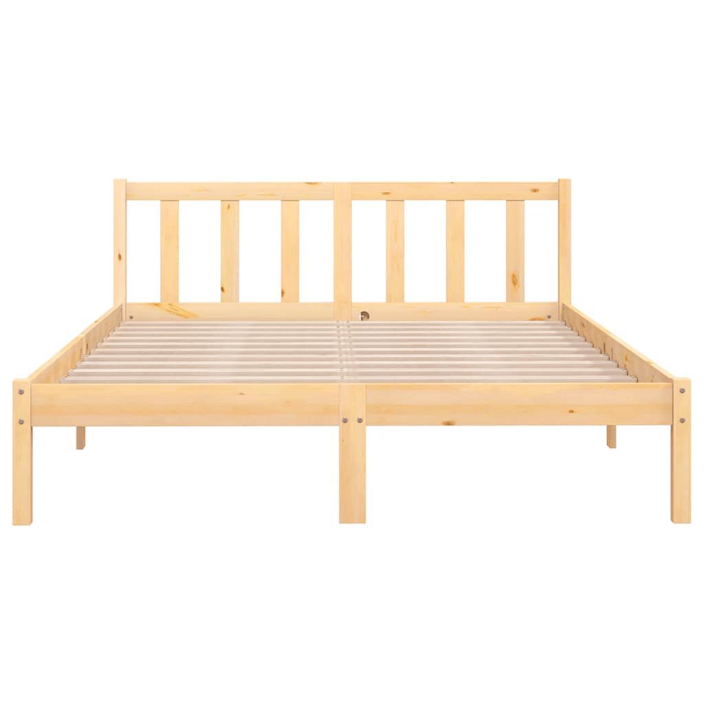 vidaXL Bedframe massief grenenhout 160x200 cm
