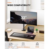 Enkele Monitorarm - 13-32 inch VESA - In Hoogte Verstelbaar | 32% Korting