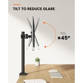 Enkele Monitorarm - 13-32 inch VESA - In Hoogte Verstelbaar | 32% Korting
