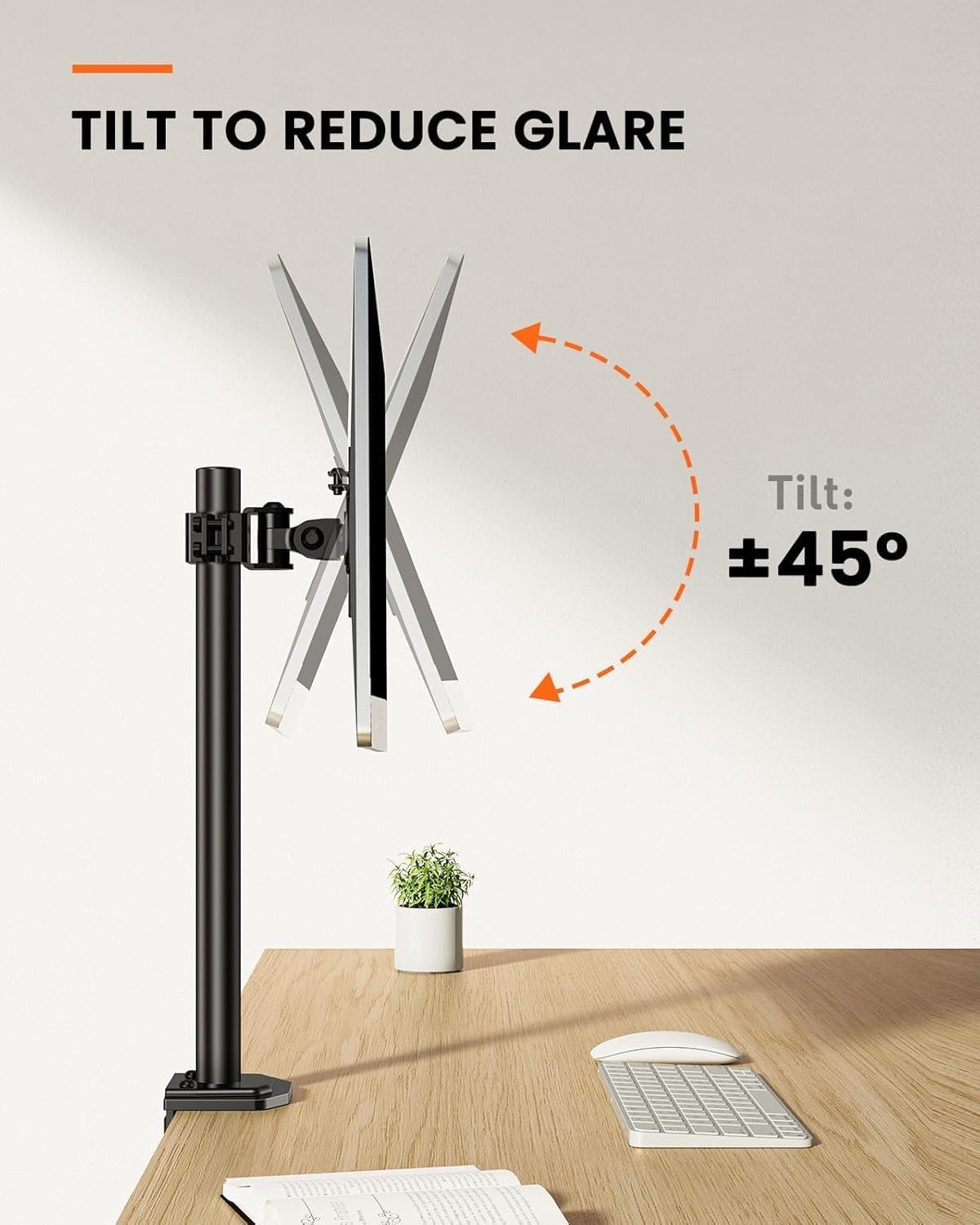 Enkele Monitorarm - 13-32 inch VESA - In Hoogte Verstelbaar | 32% Korting