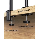 Enkele Monitorarm - 13-32 inch VESA - In Hoogte Verstelbaar | 32% Korting