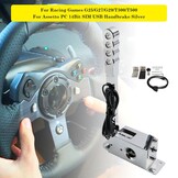 USB Handrem Sim Racing PC - 64-bit Hall Sensor - Zilver - 34% Korting