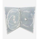 DVD & Blu-ray Hoezen 100 Stuks voor 4 Discs | 14mm Rug | Transparant - 34% Korting