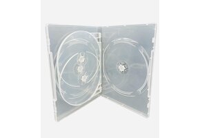 DVD & Blu-ray Hoezen 100 Stuks voor 4 Discs | 14mm Rug | Transparant - 34% Korting