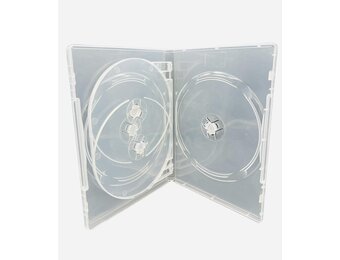 DVD & Blu-ray Hoezen 100 Stuks voor 4 Discs | 14mm Rug | Transparant - 34% Korting