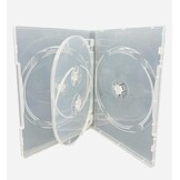 DVD & Blu-ray Hoezen 100 Stuks voor 4 Discs | 14mm Rug | Transparant - 34% Korting