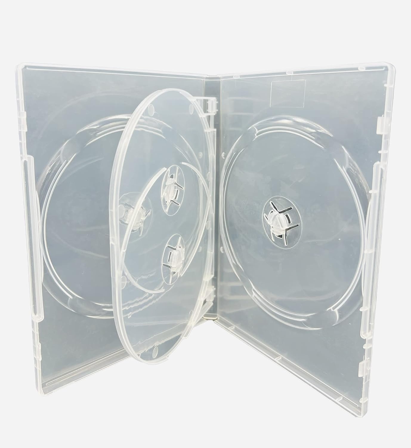 DVD & Blu-ray Hoezen 100 Stuks voor 4 Discs | 14mm Rug | Transparant - 34% Korting