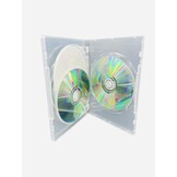 DVD & Blu-ray Hoezen 100 Stuks voor 4 Discs | 14mm Rug | Transparant - 34% Korting