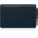 Nieuwe 2020-tekentablet HUION HS611-tekentabletten met kantelfunctie Batterijloze pen PW500 en multimediatoetsen voor achtergrondmuziek Ondersteuning voor Android, Windows en Mac OS (Sterrenblauw) - Maat 10.2 x 6.36 Pouces