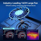 Laptop Koeler met Turbo Ventilator & Touch Bediening (54% Korting)