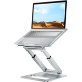 Ergonomische Laptopstandaard Zilver - 34% Korting