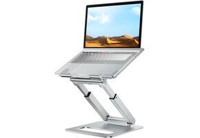 Ergonomische Laptopstandaard Zilver - 34% Korting